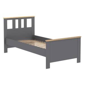 Кровать односпальная 2.08.04.050.15 Гуд Лакк Сага Серый/ясень