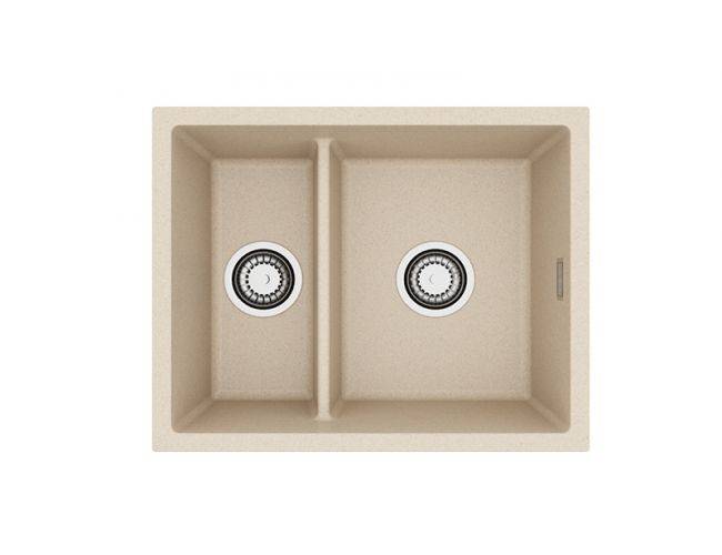 Мойка кухонная Alveus Granital Omni 50 1150067 Terra-G22 с сифоном, 55x45