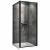 Душевой уголок Abber Sonnenstrand AG04080B-S75B Черный
