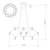 Подвесная светодиодная люстра Bogates Sonet 90401 LED фото 6