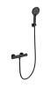 Смеситель для душа Wonzon & Woghand WW-B2012-A-MB с термостатом, черный матовый