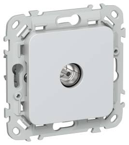 ТВ-розетка проходная тип M IEK Flite FI-A13-P-K36 жемчуг