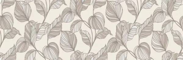 Керамическая плитка Ragno Vida RA6Z Decoro Edera Beige Touch Rett 30x90