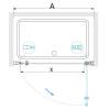 Душевая дверь RGW Dolphin TN-03 54930306-11 Хром 60x195 фото 3