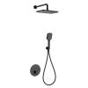 Душевой комплект Wonzon & Woghand WW-D2017-A-MB черный, с термостатом