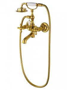 Смеситель для ванны Wonzon & Woghand WW-88639020-PG с душем, глянцевое золото