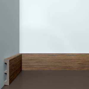 Плинтус напольный Bello Deco ПЛ 30 Темный орех 200x8x1.5