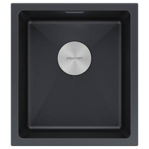 Мойка кухонная Paulmark Lumi 41Uni LU41-AN Антрацит, 41x46