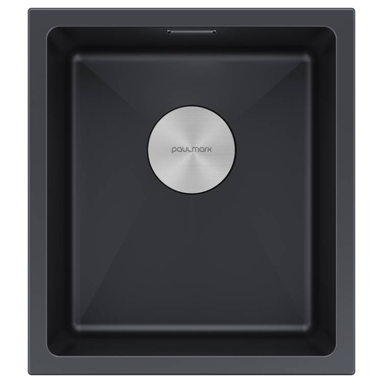 Мойка кухонная Paulmark Lumi 41Uni LU41-AN Антрацит, 41x46
