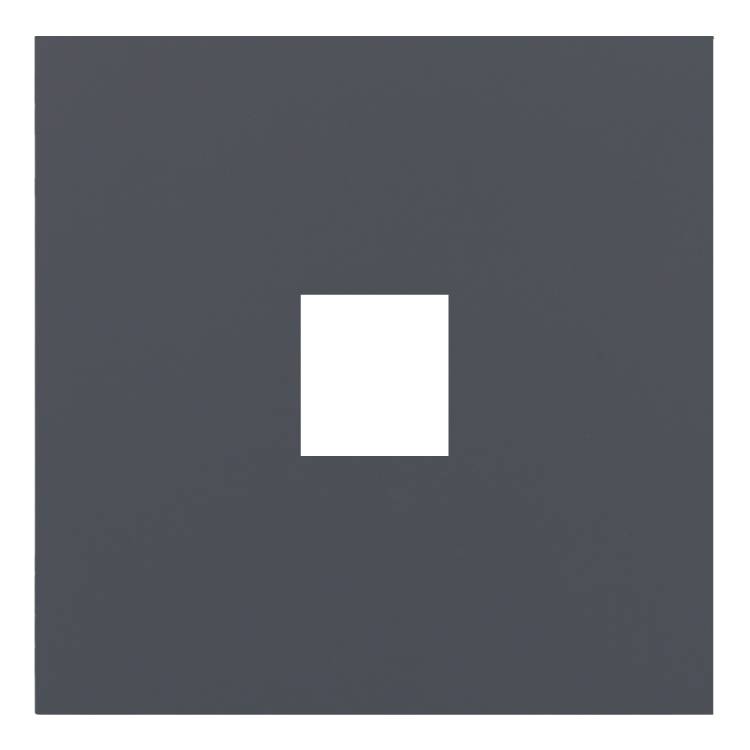 Лицевая панель для одиночной информационной розетки Rikett 35441 BT базальт