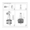 Подвесная люстра ST Luce Velletri SL1627.103.05 фото 4