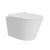Унитаз подвесной Watersense Rita Pro W00123 безободковый, сиденье микролифт