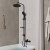 Душевая стойка Milardo Ideal Spa ILSBL3FM76 черный матовый фото 2