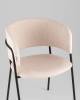 Кресло Stool Group Нэлли AV 486-L13-9005 буклированный велюр бежевый фото 8