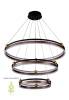 Люстра Crystal Lux Fernando Sp158W Led D400+600+800 Coffee/Black фото 3