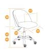 Кресло компьютерное Tetchair Melody 19028 фиолетовый фото 13