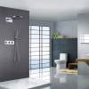Душевая система Abber Wasser Kreis AF8151 скрытого монтажа, термостат, хром фото 2