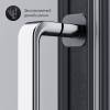Душевой уголок AM.PM Like W83G-315-090CG64 90x90 профиль матовый хром, стекло тонированное фото 9