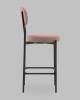Стул полубарный Stool Group Бриф DD AV 477-C65-9005 (PP) пыльно-розовый, велюр фото 4