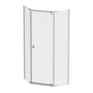 Душевой уголок Am.Pm Sunny W87G-405-9090-MT профиль серебро, стекло прозрачное, 90x90