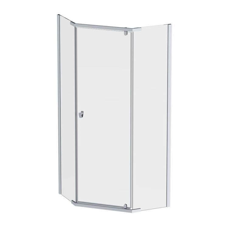 Душевой уголок Am.Pm Sunny W87G-405-9090-MT профиль серебро, стекло прозрачное, 90x90