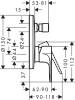 Смеситель для ванны с душем Hansgrohe Rebris E 72468000 хром фото 3