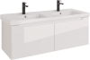 Мебель для ванной Dreja W 125 двойная белый глянец фото 16