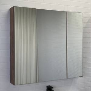 Зеркало-шкаф Comforty Соло-90 00-00010980 дуб темно-коричневый