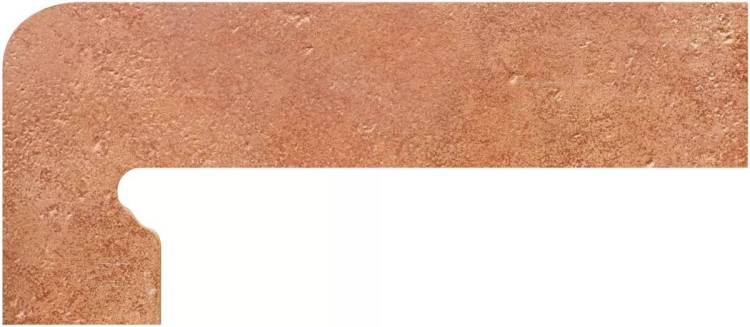 Плинтус Exagres Vega Zan. Rojo Izquierda левый 39.5x17.5