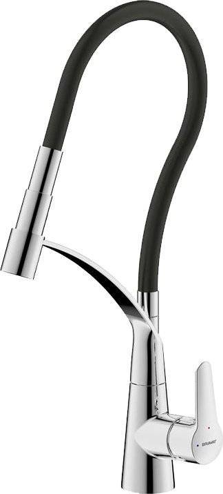 Смеситель для кухни Bravat F7420453CP хром, с гибким изливом