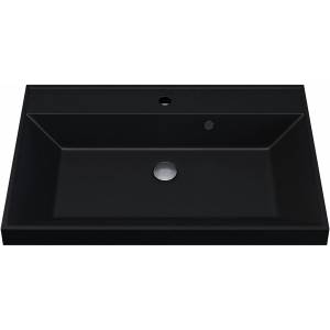 Раковина Uperwood Classic Quartz 291030017 черная матовая, космос, 70x45 Раковина Uperwood Classic Quartz 291030017 черная матовая, космос, 70x45