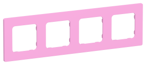 Рамка 4-постовая IEK Flite FI-M42-32-20-K99 пурпурный