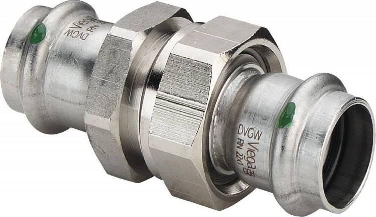 Соединение Viega разъемное 22 мм, Sanpress Inox, модель 2360
