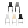 Стул барный Woodville Teon 15515 black, chrome фото 9