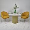 Стол Bradex Home Aura RF 0834 керамогранит Calacatte gold 110x110x75 фото 15