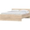Кровать 140х200 НК-Мебель Stern 72676496 Дуб Сонома 70x143.9x204.7