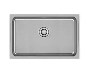 Мойка кухонная Paulmark Vista PM307444-BS 74x44 нержавеющая сталь