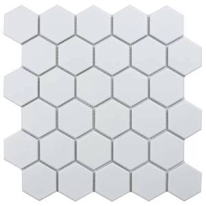 Мозаика StarMosaic Hex+Octagon+Triangolo IDL1001 Hexagon small White Glossy 26.5х27.8