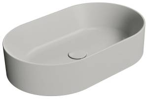 Раковина GSI Kube X 945817 серый матовый, 60x37