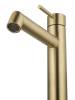 Смеситель для раковины Wonzon & Woghand WW-H1064-BG высокий, брашированное золото фото 3