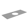Столешница Kerama Marazzi Plaza PL5.DD500600R\120 для накладных раковин Про Дабл 120, антрацит фото 2