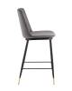Набор из 2 полубарных стульев Stool Group Мелисса FDC9055C DARK GREY FUT-81 X2 темно-серый фото 4
