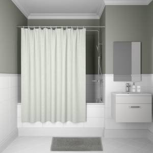 Штора для ванной Iddis Decor D24P218i11 полиэстер, 180x200, зеленый
