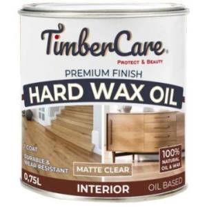 Защитное масло с твердым воском TimberCare Hard Wax Oil Прозрачный матовый 0.75 л
