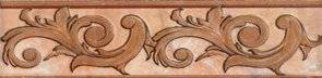 Бордюр Lasselsberger Ceramics Капри 1502-0586 Коричневый 6x25