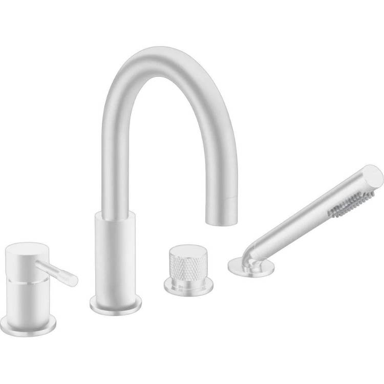 Смеситель для ванны Boheme Uno 460-MW Matt White