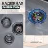 Мойка кухонная Splenka S700.5045.09 графит, 50x45 фото 8