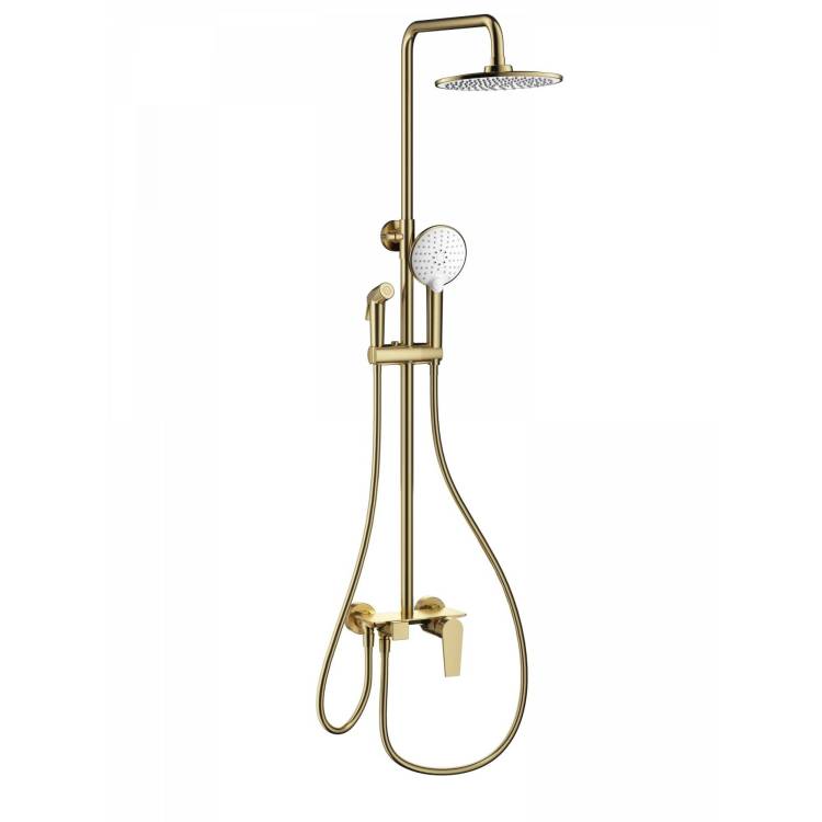 Душевая стойка Wonzon & Woghand WW-A30874-BG золотая