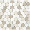 Мозаика LeeDo Pietrine Hexagonal Pietra Mix 3 Mat Hex (1.8x3) 28.5x30.5