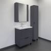 Тумба с раковиной Comforty Лима-70Н2 00-00019179 напольная, антрацит фото 4
